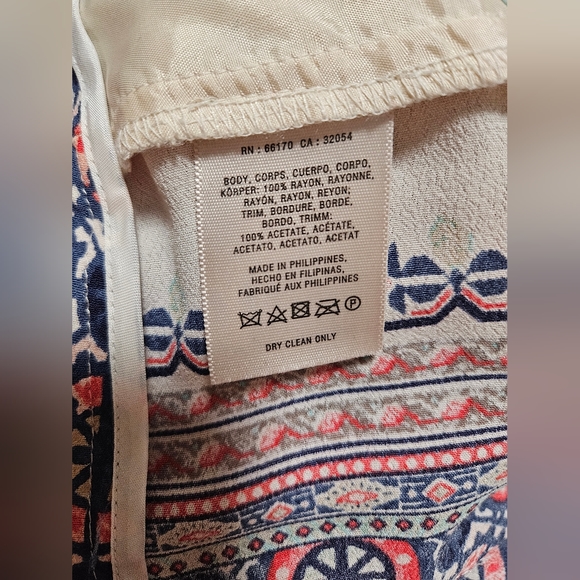 Anthropologie Elevenses Palazzo Printed pants - Picture 7 of 9